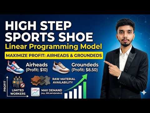 How to Write a Mathematical Model for Linear Programming (LPP) – High Step Sports