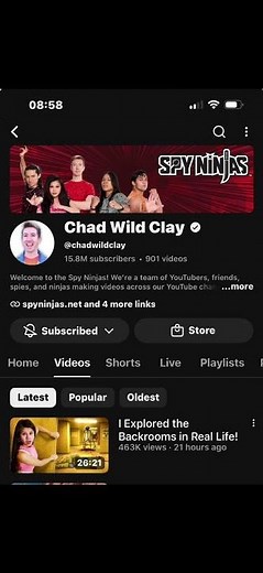 They haven’t had a video near 30 minutes since NOVEMBER 2025 (Chad Wild Clay)