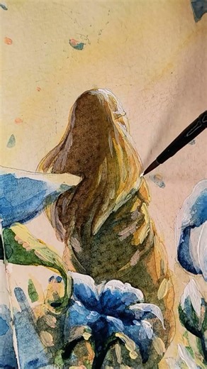 Zelda BotW: Silent Princess #fanart #games #zelda #watercolor