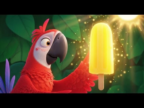 The Parrot Who Counted Popsicles | Best Counting Songs and Nursery Rhymes for Kids