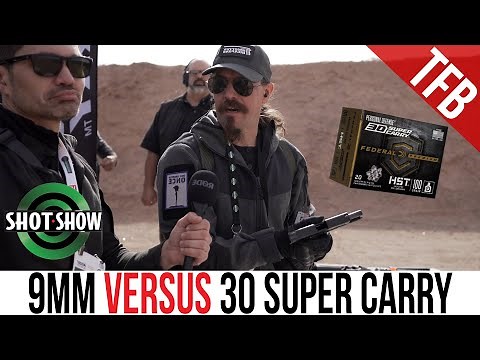 9mm vs. 30 Super Carry Recoil (ft. Ian McCollum and Jeremy from TTAG) [SHOT Show 2022]