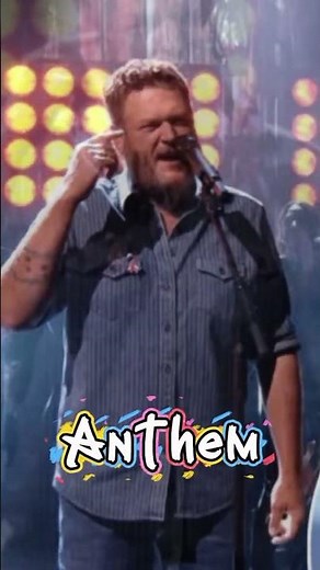 Blake Shelton Stuns With Surprise Anthem at AMAs 2025