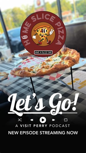 8.5K views · 40 reactions | Our conversation with Home Slice Pizza Perry is fresh out of the oven and ready to stream now! Tune in to learn more about one of Historic Downtown Perry's newest restaurants: https://letsgoperry.buzzsprout.com | Visit Perry | Facebook