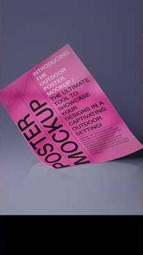 How to Create Paper Mockup in Photoshop#tutorial