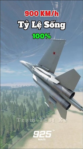 Máy Bay Chiến Đấu SU-27 900 KM/H vs EF6 TORNADO 🌪️ Tỷ lệ sống 0%?