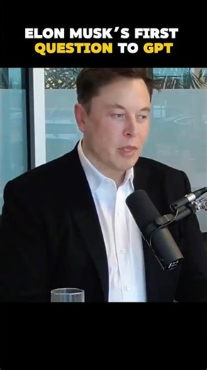Elon Musk’s first question to GPT #elonmusk