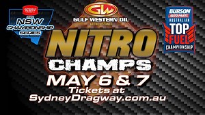 Sydney Dragway’s own Gulf Western Oil Nitro Champs is back on the 6 & 7 May 2022! Featuring the Burson Auto Parts Australian Top Fuel Championship accompanied by Top Bike, Pro Slammer, Pro Alcohol, Pro Mod and Pro Stock as well as Round 4 of the NSW Championship Series featuring the best sportsman racers in Australia. TIX & INFO - https://bit.ly/3NDlMXd #topfuel #nitro #dragracing #professional #sportsman | Sydney Dragway