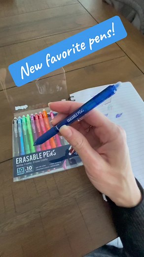 Obsessed with these new erasable pens I bought! So smooth and erases so easily!! A must have! LINK IN MY BIO @BunMo Toys #bunmo #pens #obsessed #musthaves #pencollection #gelpen #lovethem