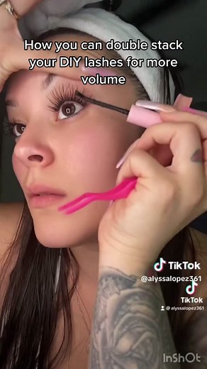 Eyeshine Cosmetics (@eyeshinecosmetics) - How to Double Stack DIY Lash Clusters for Dramatic Volume