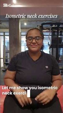 Some isometric neck exercises.. Starting from the basics. #bof #physiotherapist #sportsphysio