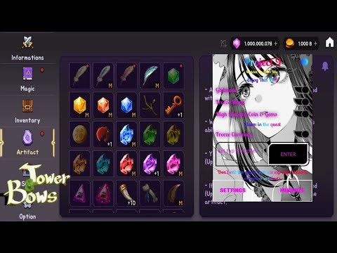 Tower And Bow v 1.130 Mod Menu Godmode | Without Root
