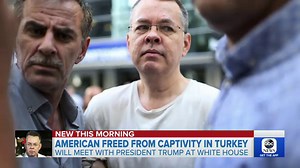 American freed from captivity in Turkey to meet with Trump