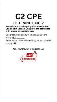 C2 Proficiency Preparation (CPE) Listening Practice Test 1 - Part 2 2025 with answers #c2proficiency