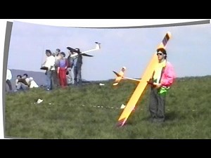 F3F model flying competition in Hainburg 1991