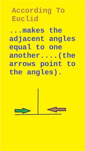 According To Euclid What Is A Perpendicular Line?