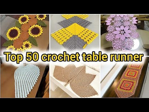Gorgeous And Classy Crochet Table Mats Designs Patterns | Table Runners Design Collection