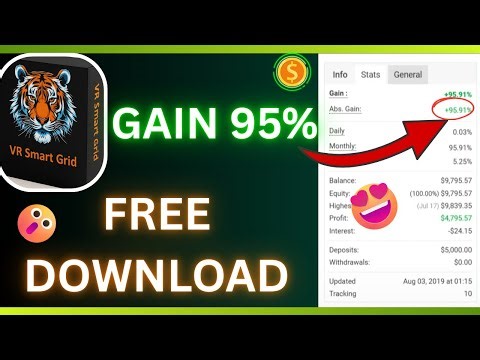 VR Smart Grid EA MT4 v25.033 | Forex, Crypto & Gold Grid Robot Free Download