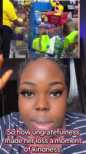 So how ungratefulness made her loss a moment of kindness. #everyone #watchtilltheend #amebovibes