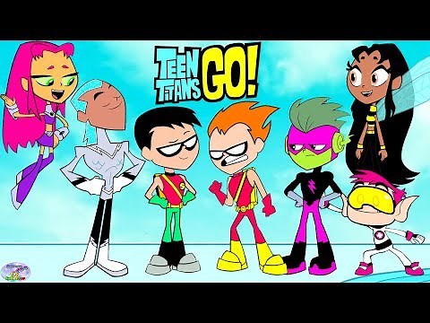 Teen Titans Go! Color Swap Transforms Raven Aqualad Beast Boy Surprise Egg and Toy Collector SETC