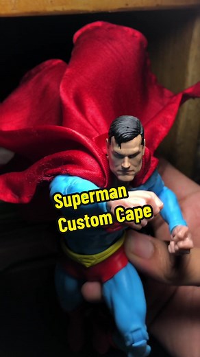 Superman Custom Cape - McFarlane Toys Action Figures