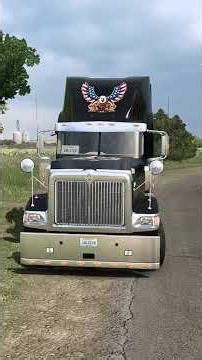 International 9900i. Установил моды.#Shorts#gaming#ats#AmericanTruckSimulator