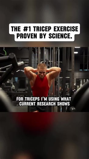 Cable Overhead Tricep Extensions Full stretch = long head growth. Full Program 🔗 in bio. My program shows you step-by-step. #tricepsworkout #overheadextensions #cableworkout #fitnesstips #mensfitness