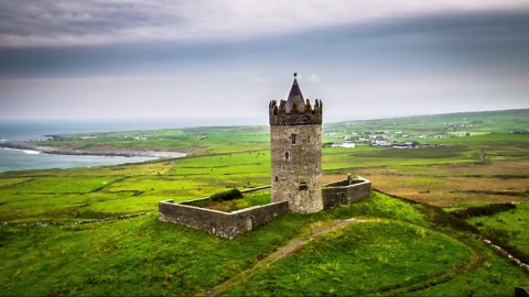 Cliffs of Moher and Country Castles: Drone Views of Ireland's Beauty - Worldwide