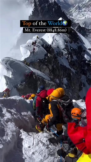 5.5K views · 169 reactions |  Mount Everest, the world’s highest peak at 29,032 feet (8,848 meters), attracts climbers seeking to conquer its formidable challenges. It demands careful planning, acclimatization, and resilience to extreme conditions. #nepal #mounteverest #everest #mountains #himalayas #summit #8000 #nepal | Globetrotter Tours & Travels | Facebook
