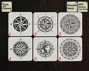 Compass Stencil - Etsy