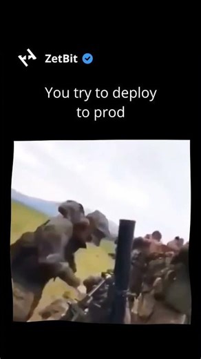 You try to deploy to prod #programmer #softwaredeveloper #coder