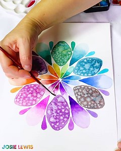 118K views · 214 reactions | Get 15 free downloadable templates to paint or color your own patterns and mandalas! www.josielewis.com/templates | Josie Lewis Art | Facebook