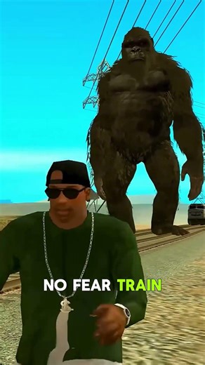 The Funniest Kong vs Train Moments in GTA #shorts #GTA