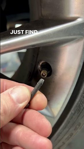 DIY tool to remove your valve stem core #cars #auto #mechanic #diy #tires #wheels #fixed