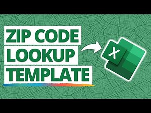 ZIP Code Lookup Template [Excel]