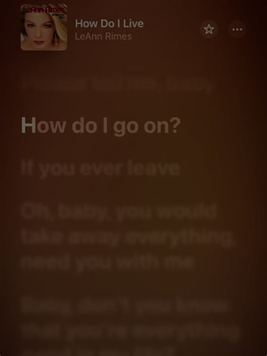 How Do I Live #lyricsvideo #lyrics_songs #howdoilive #foryoupage