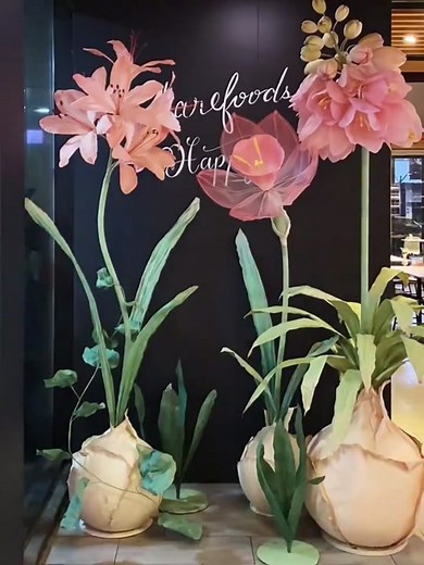 DIY Giant Flower Arrangement Installation Tutorial