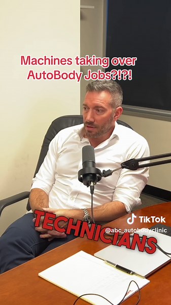 Are AI machines taking Auto Body Jobs? Here is a alternative take #autobodyclinic #autobodyrepair #autobodytechnician #collisionrepair #massachusetts #bluecollar