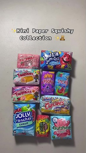 Mini Paper Squishy Collection Ideas