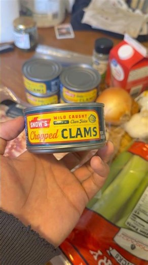 I didn’t Know Clam Chowder was THIS easy… #clamchowder
