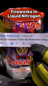 116K views · 621 reactions | Fireworks In Liquid Nitrogen! #science #diyprojects #viralreelsfb | The King of Random | Facebook