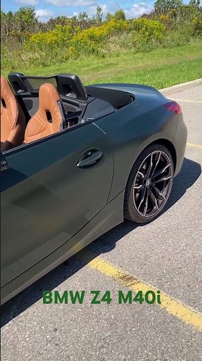You Can Operate The Convertible Roof On The BMW Z4 M40i With The Key