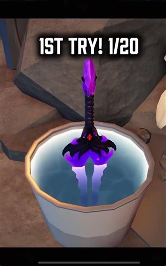 Getting the *NEW* 5% chance HELLSLAYER sword in the forge! #forge #roblox #rare #viral #shorts