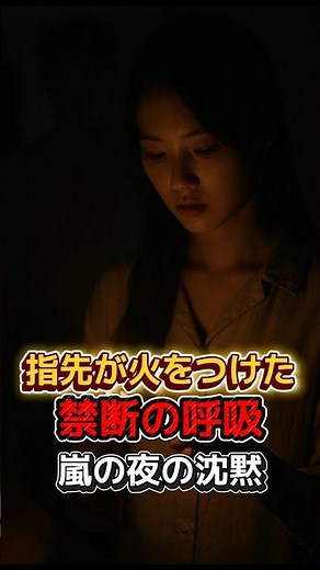 義父と嫁…嵐の夜、指先が火をつけた禁断の呼吸