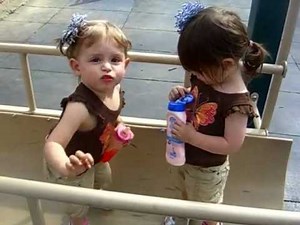 Cute, Kissing Twins! (Adorable & Short For A Change, lol.)