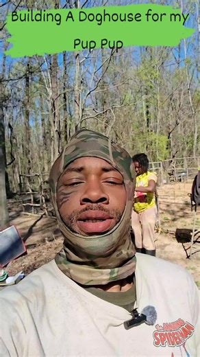 Building a Doghouse in the Woods | Bushcraft