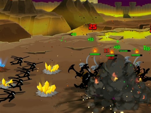 stick war:saga1v1最爽的一回，制裁了一只嘲讽dog(第一把和第三把搞弄反了凑合看吧)