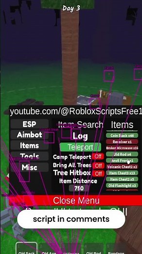 BEST Roblox Script - 99 Nights In The Forest GUI