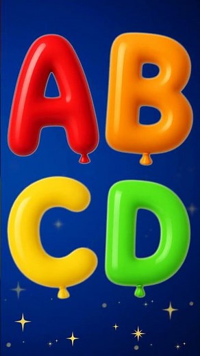 ABC Balloon Song – Big Alphabet Letters | English & Fun Nursery Rhyme