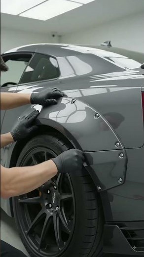 Nissan GT-R R35 AGGRESSIVE Widebody Build — Twin Turbo to GT Wing | Pure ASMR ⚡🖤 #asmr #carlovers
