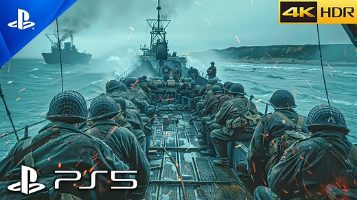Call of Duty: WWII | D-DAY - Omaha Beach 1944 | Realistic ULTRA Graphics PS5 Gameplay | 4K 60FPS HDR | GameFreak Credit: Champs Network | GameFreak